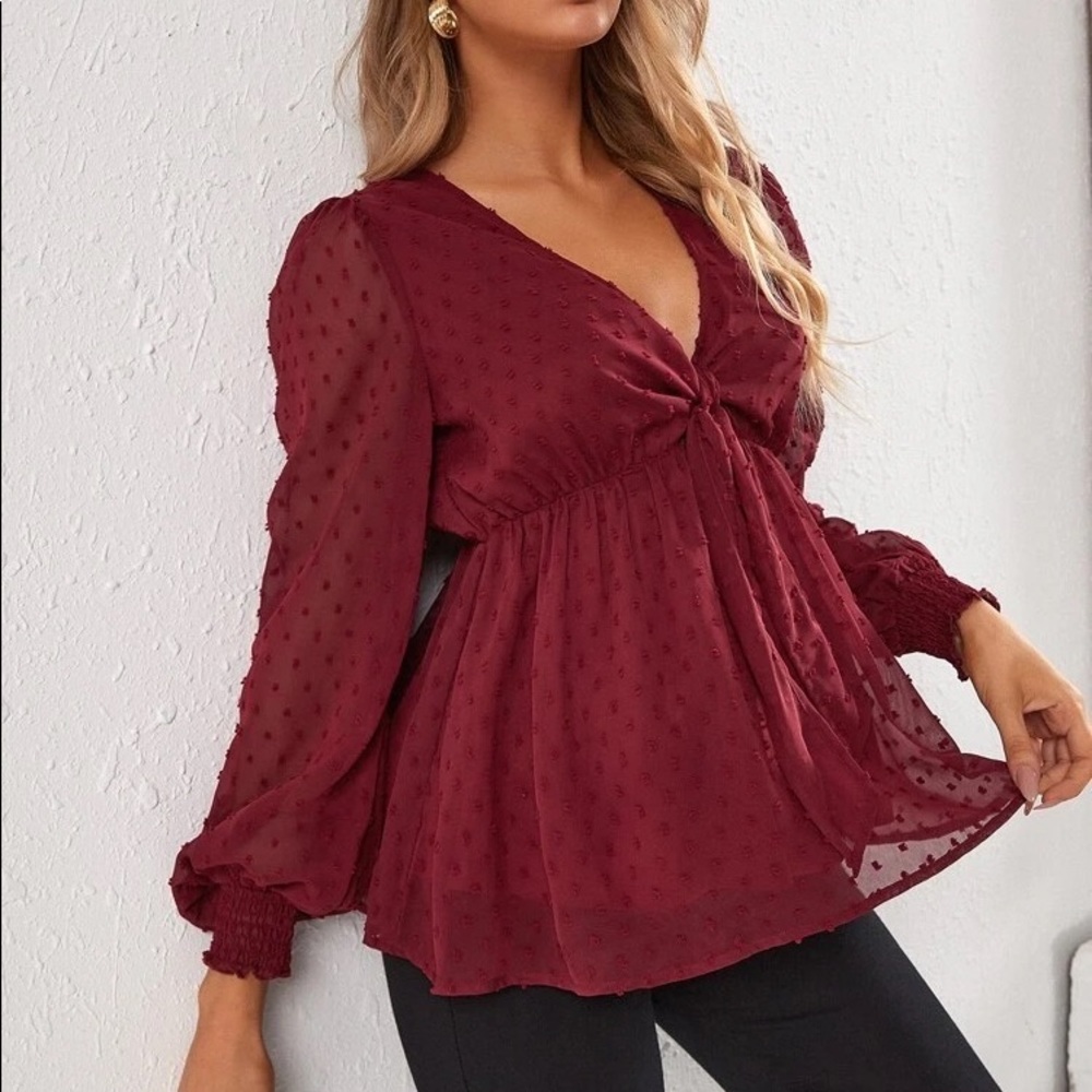 SHEIN Peplum Blouse